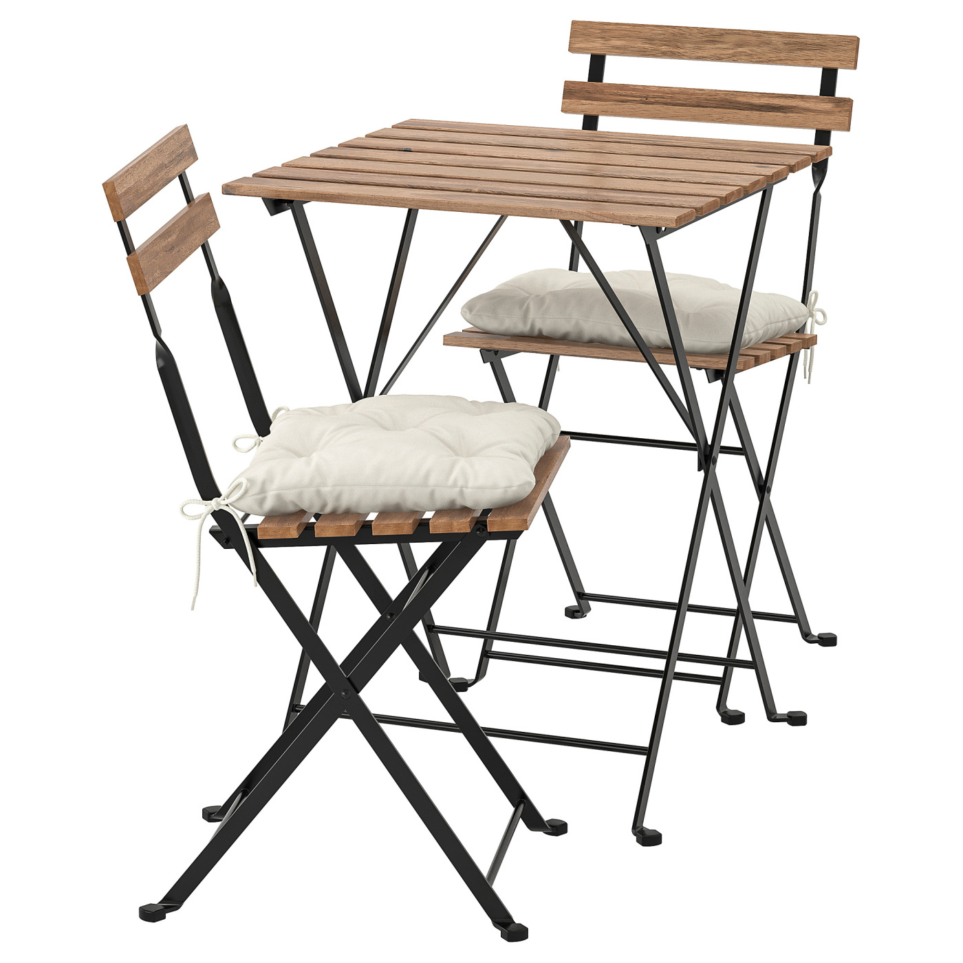 IKEA　TARNO 未使用 TÄRNÖ chair, outdoor, foldable black/light brown stained - IKEA
