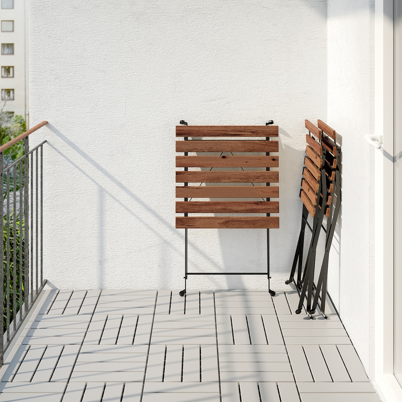 らい専用 IKEA IKEA TARNO TÄRNÖ table+2 chairs, outdoor black/light brown stained - IKEA