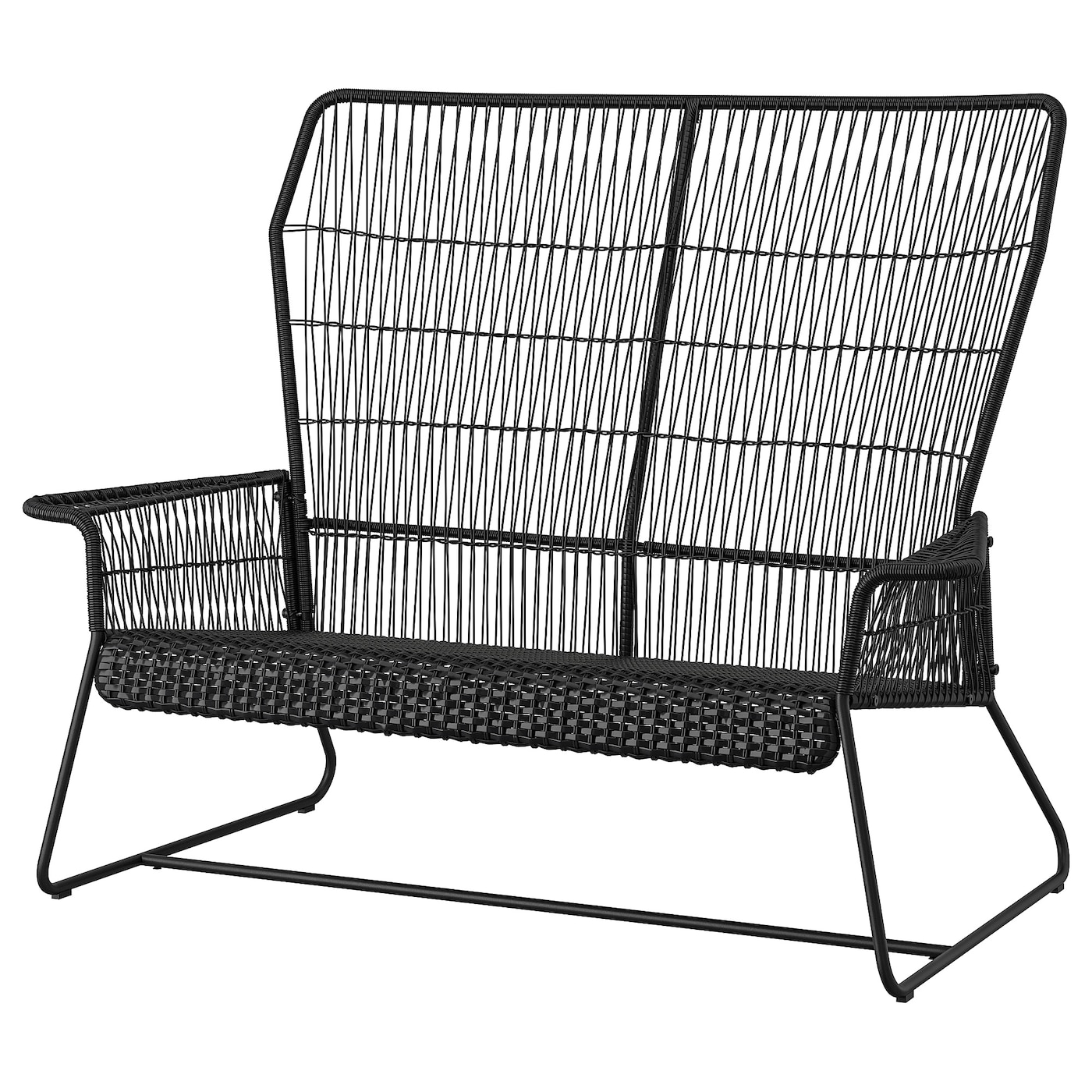 TALLSKÄR 2-seat sofa, outdoor anthracite - IKEA