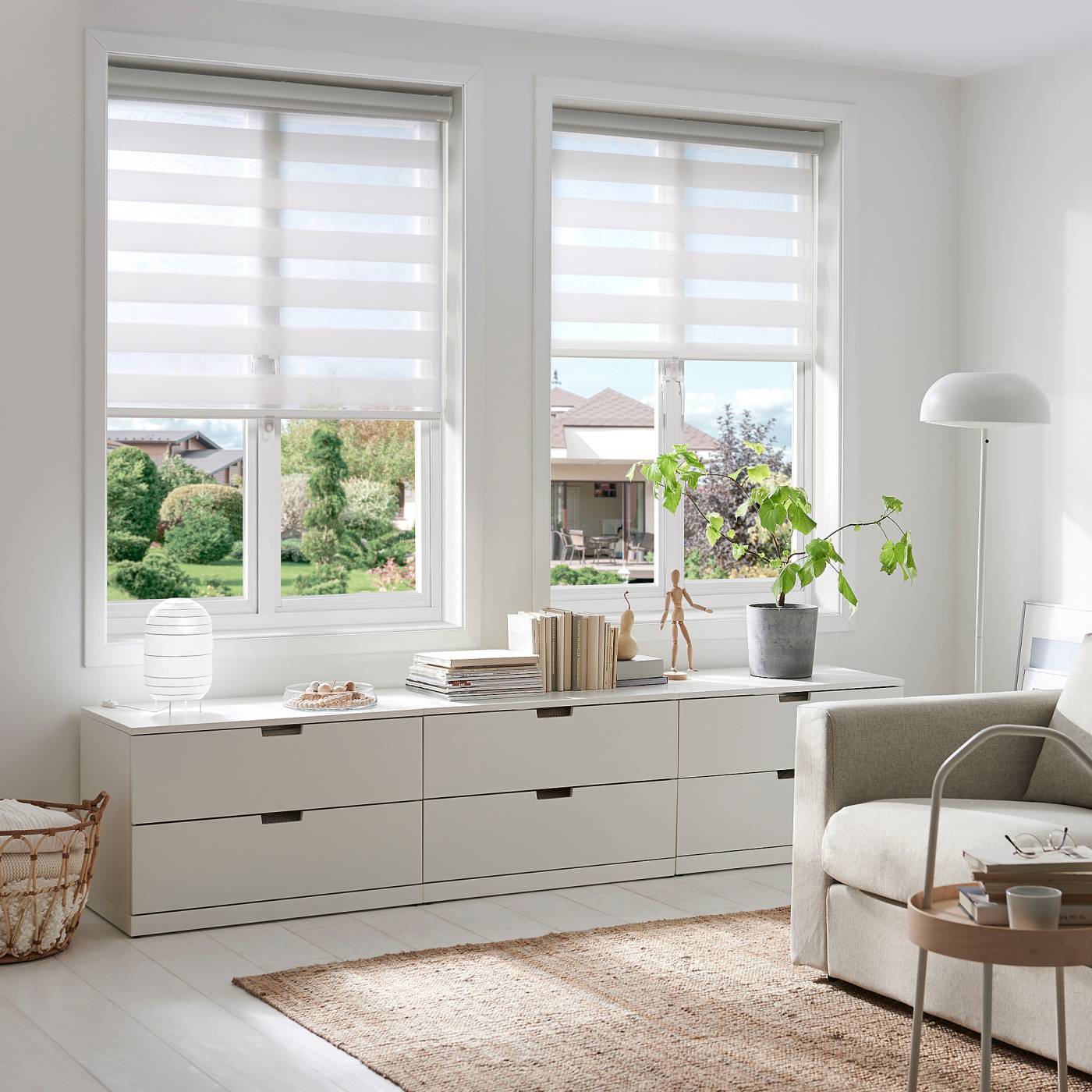 TANDLUNDFLY double roller blind - IKEA