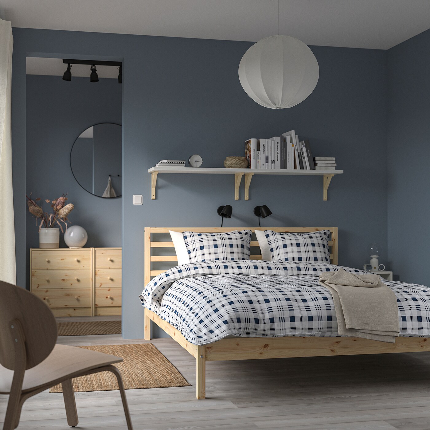 IKEA　タンス　tarva 天然木チェット パイン材　☆掲載期間4/22迄 TARVA bed frame pine - IKEA
