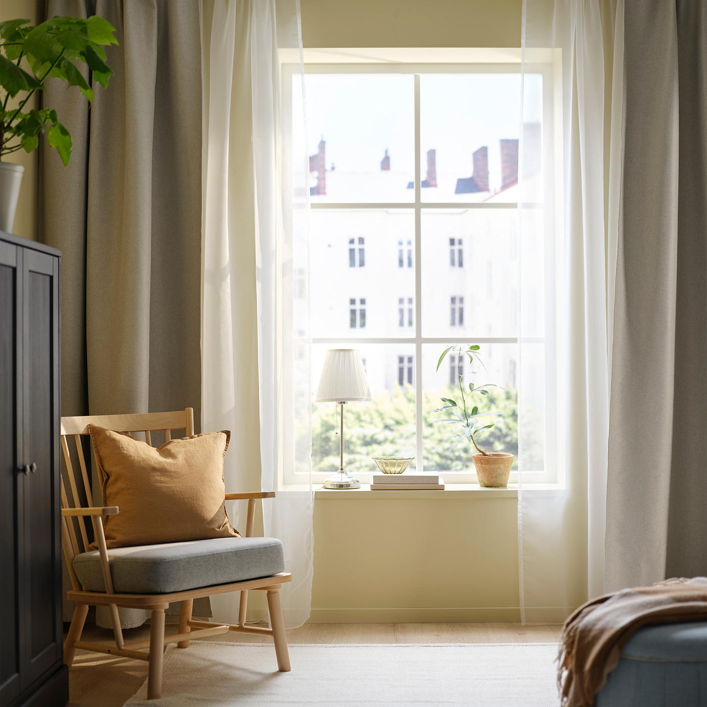 TERESIA sheer curtains, 1 pair white/with rod pocket - IKEA