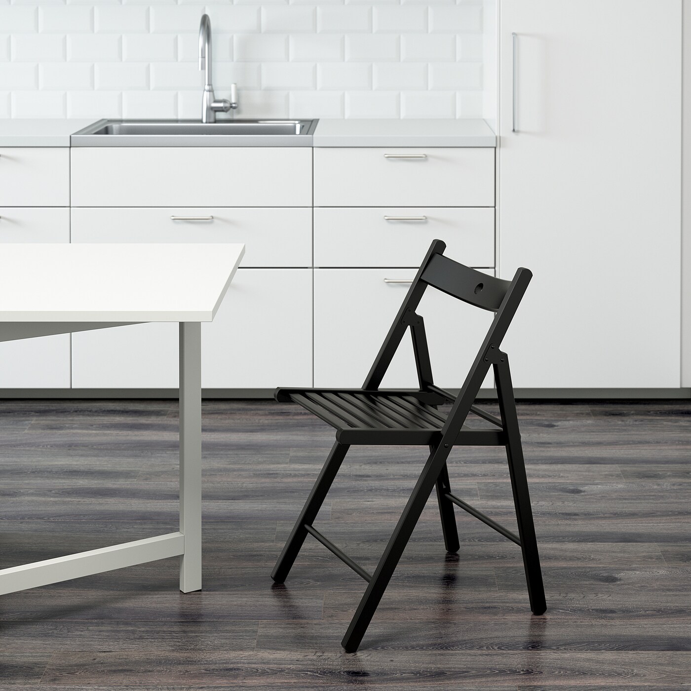TERJE folding chair black - IKEA