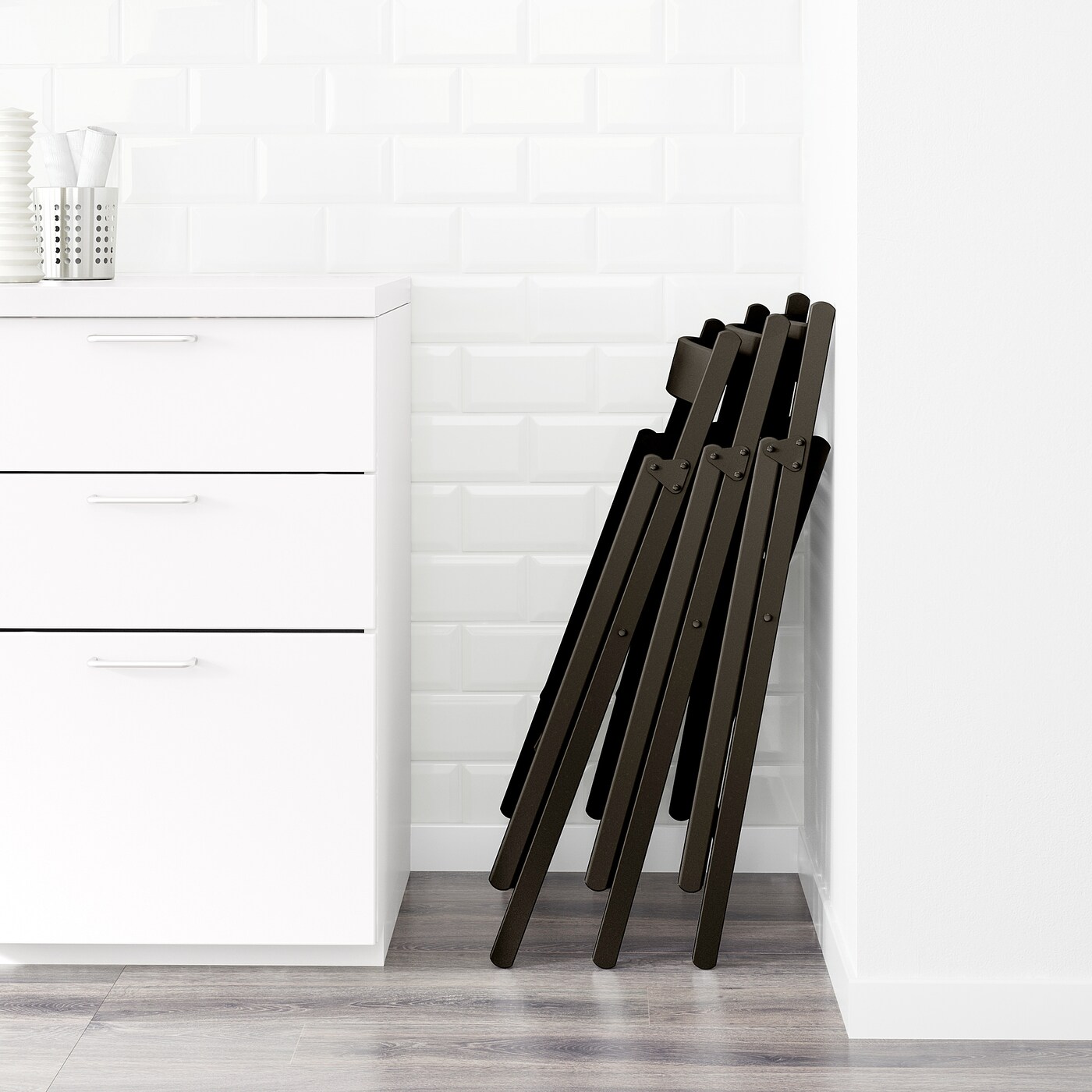 IKEA テリエ TERJE 4脚セット IKEA - IKEA TERJE FRÖSVI テリエ フロースヴィ 折りたたみ