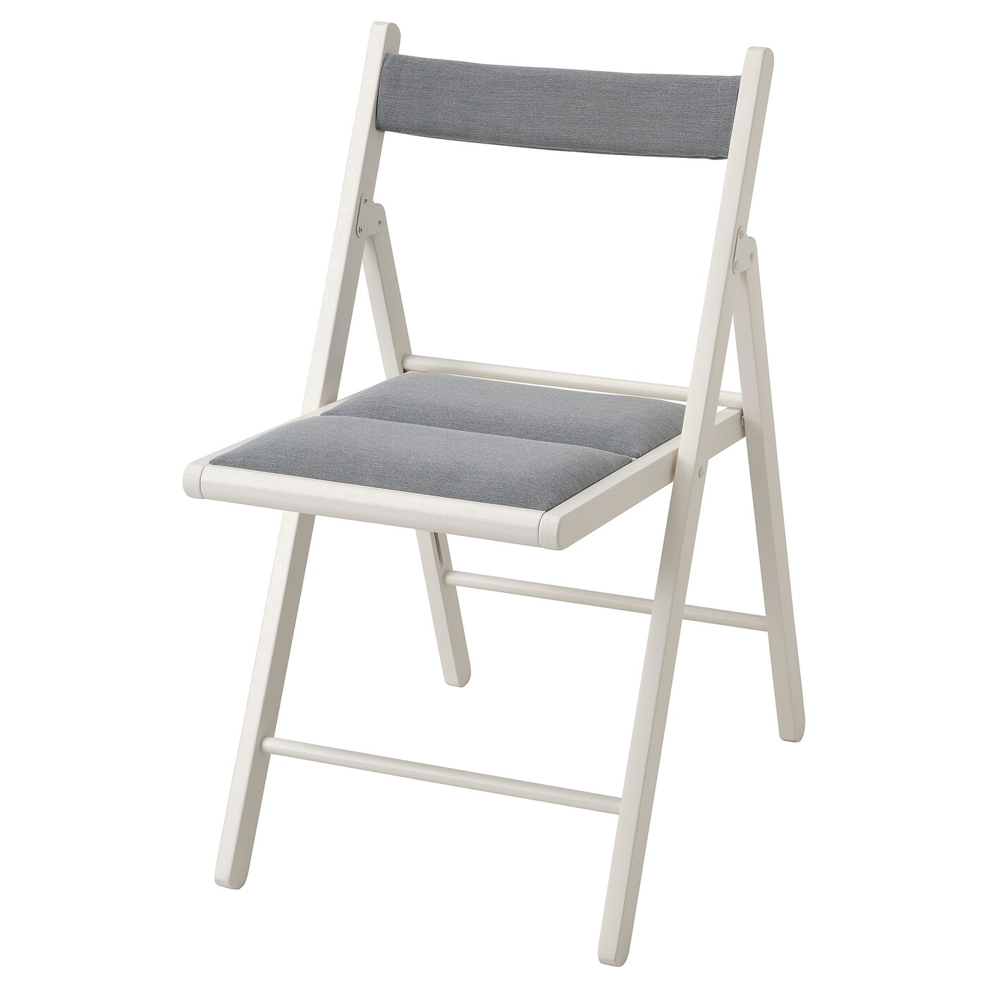 TERJE folding chair white/Knisa light grey - IKEA