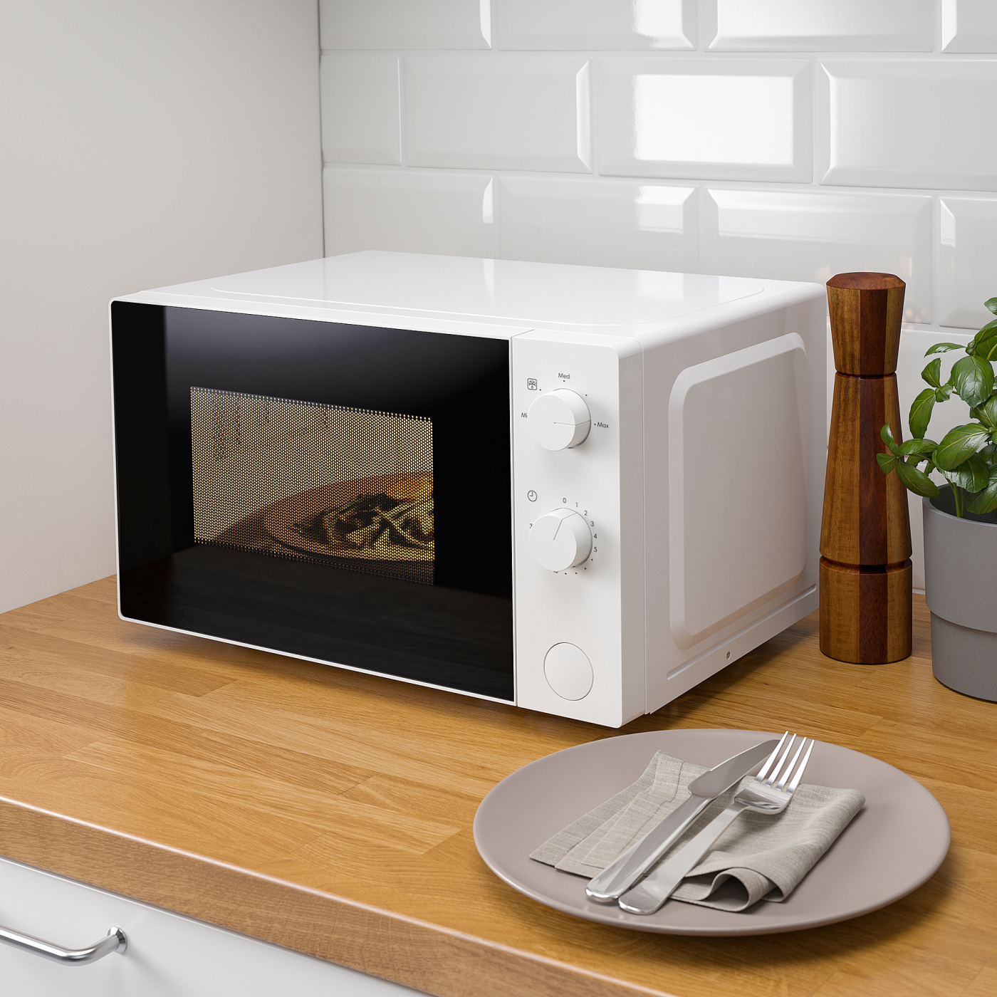 TILLREDA microwave oven white - IKEA
