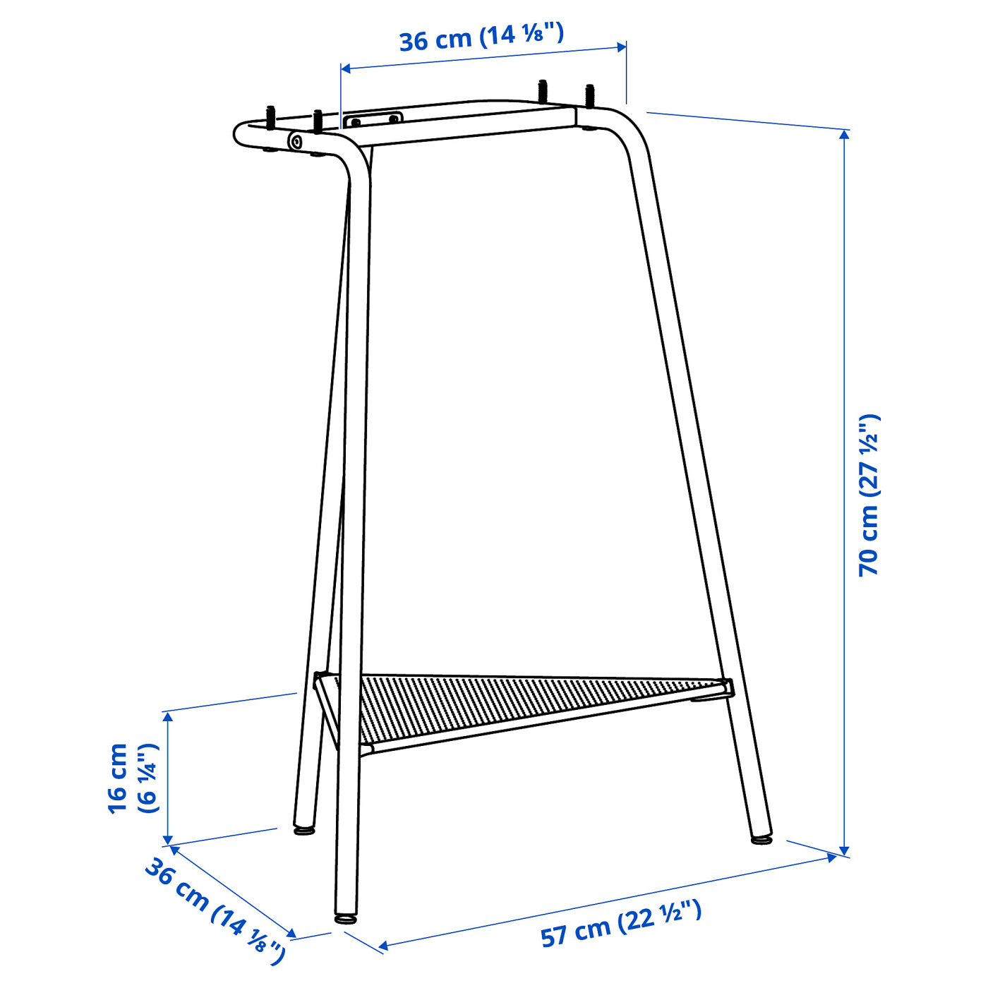 TILLSLAG trestle green metal - IKEA