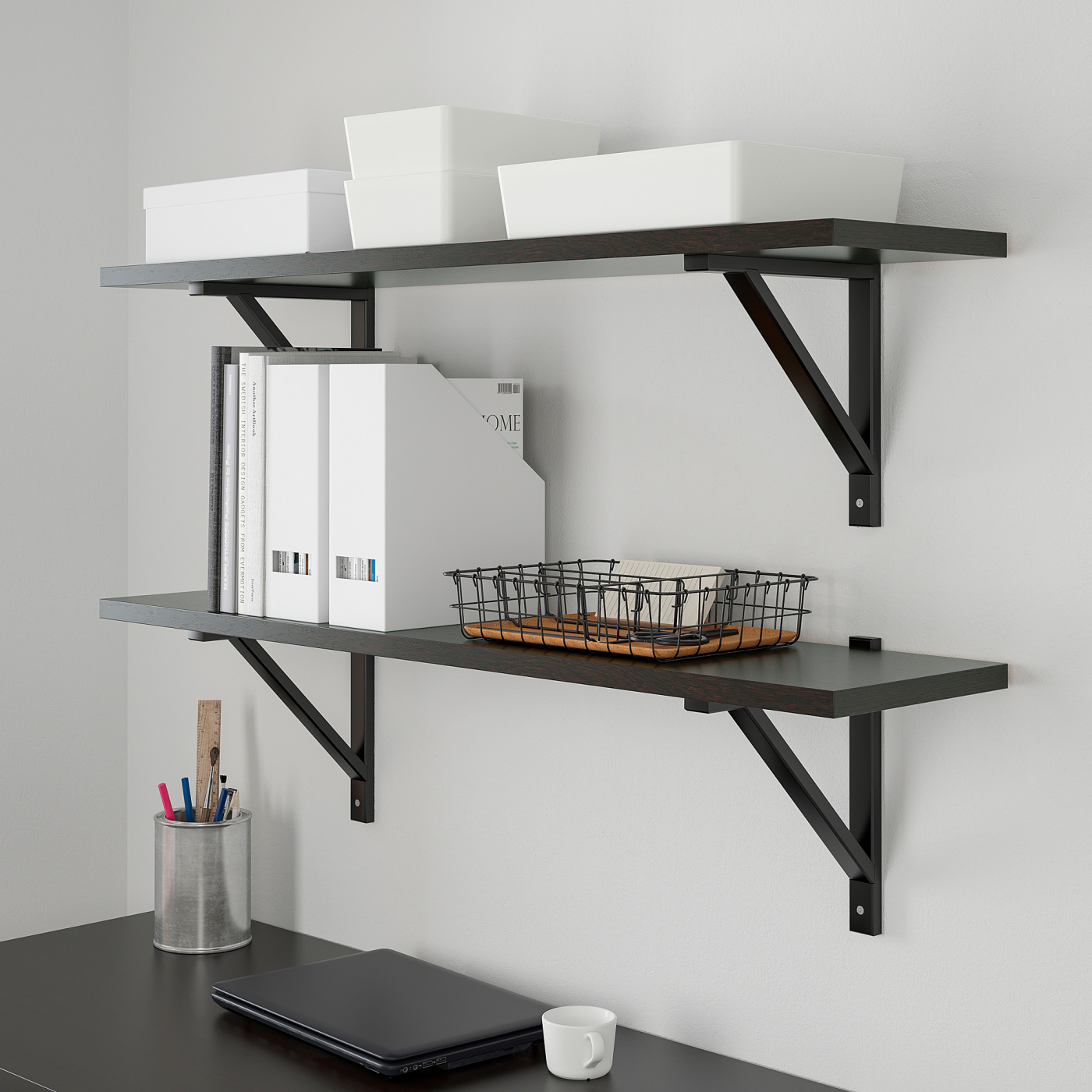 TJENA magazine file white - IKEA
