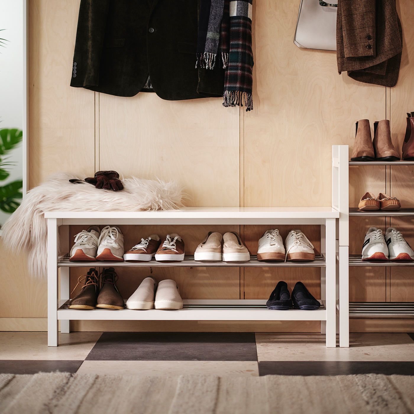TJUSIG bench with shoe storage white - IKEA TJUSIG bench with shoe storage white - IKEA