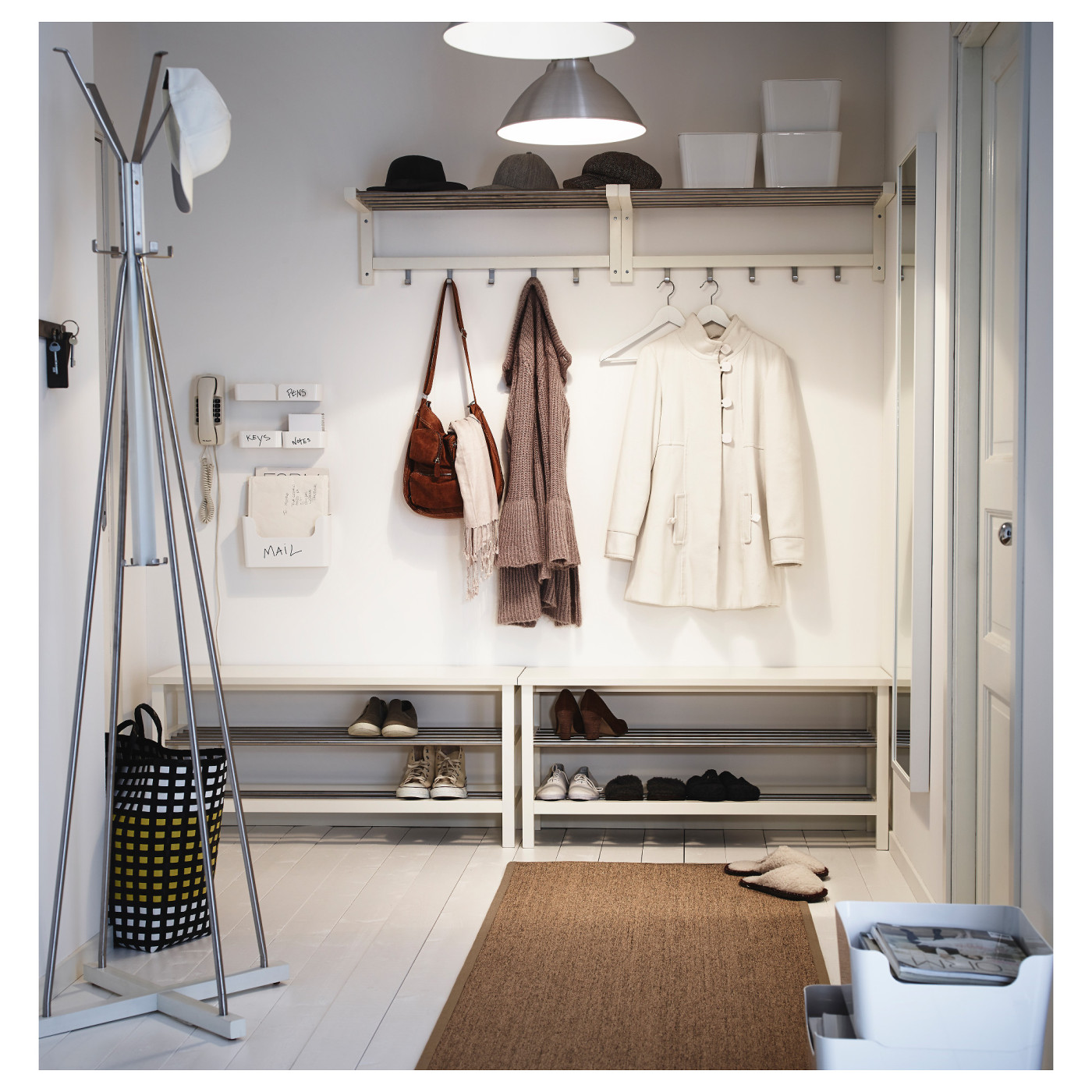 TJUSIG hat and coat stand white - IKEA TJUSIG hat and coat stand white - IKEA