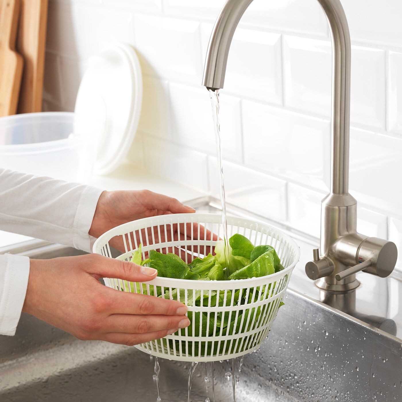 TOKIG salad spinner white - IKEA