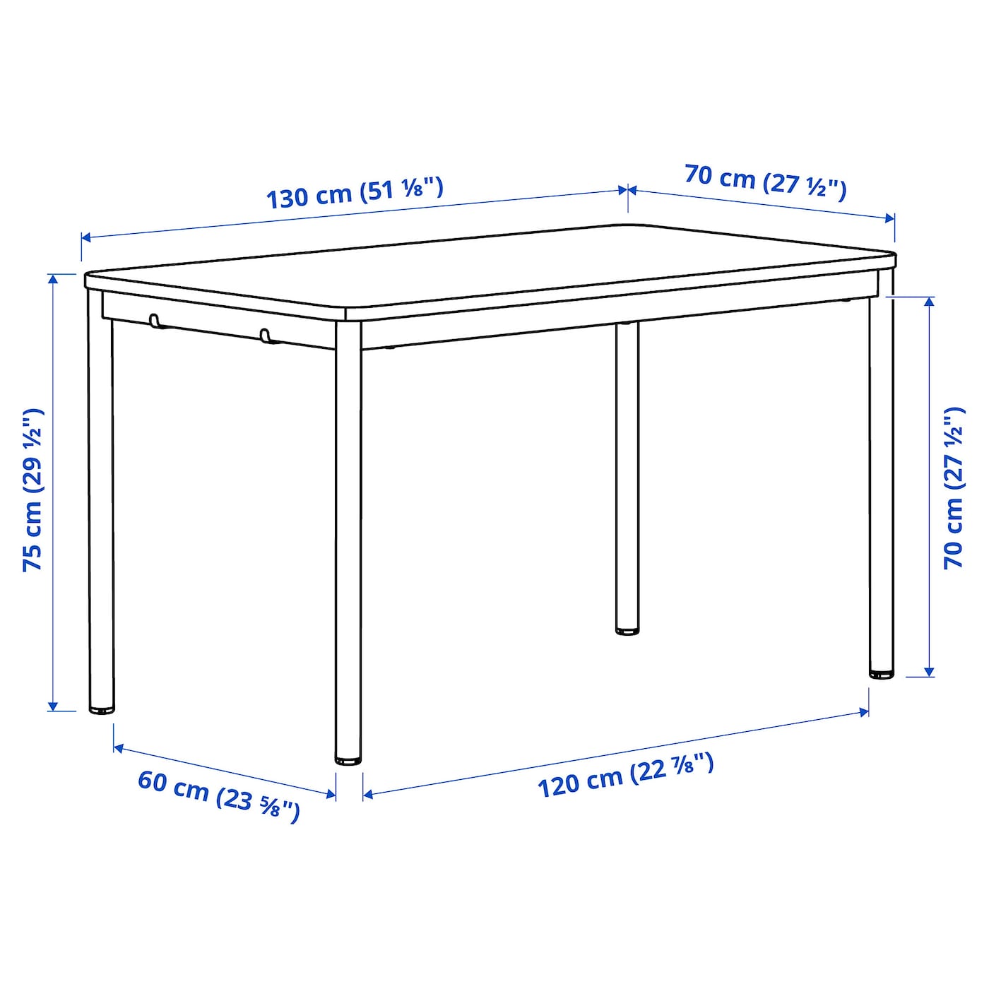 TOMMARYD table white - IKEA