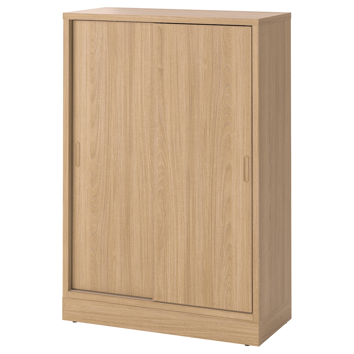 TONSTAD cabinet with sliding doors oak veneer - IKEA