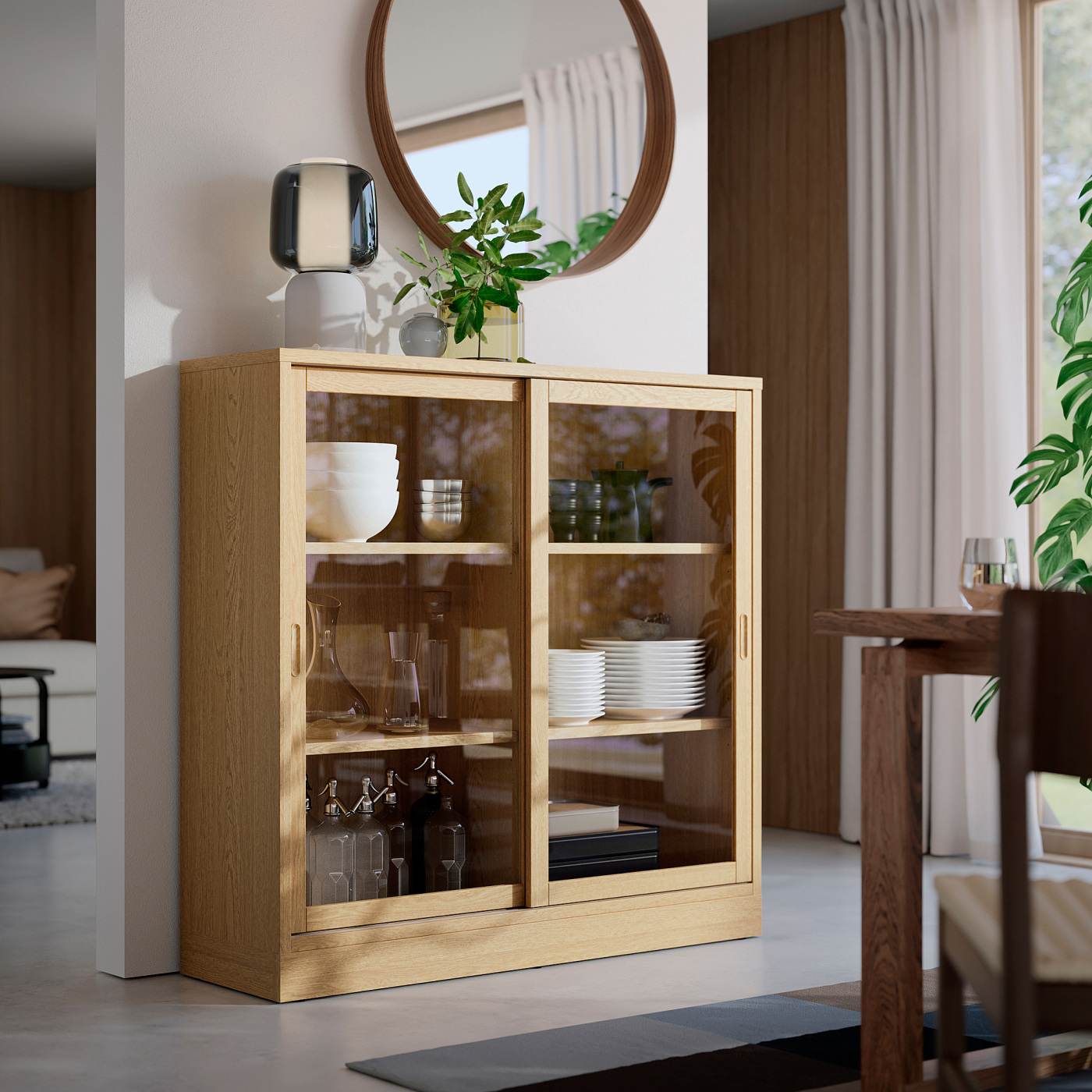 【まみ】IKEA デトルフ　1点 Amazon.co.jp: IKEA/イケア DETOLF/デトルフ ガラス扉キャビネット