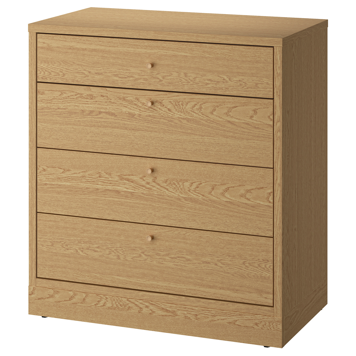 TONSTAD chest of 4 drawers oak veneer - IKEA