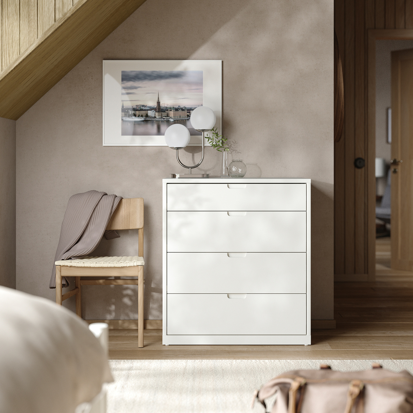 TONSTAD chest of 4 drawers off-white - IKEA