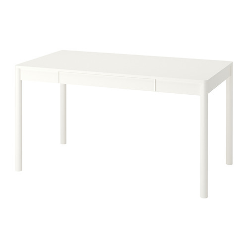 BEKANT corner desk left sit/stand white/black - IKEA