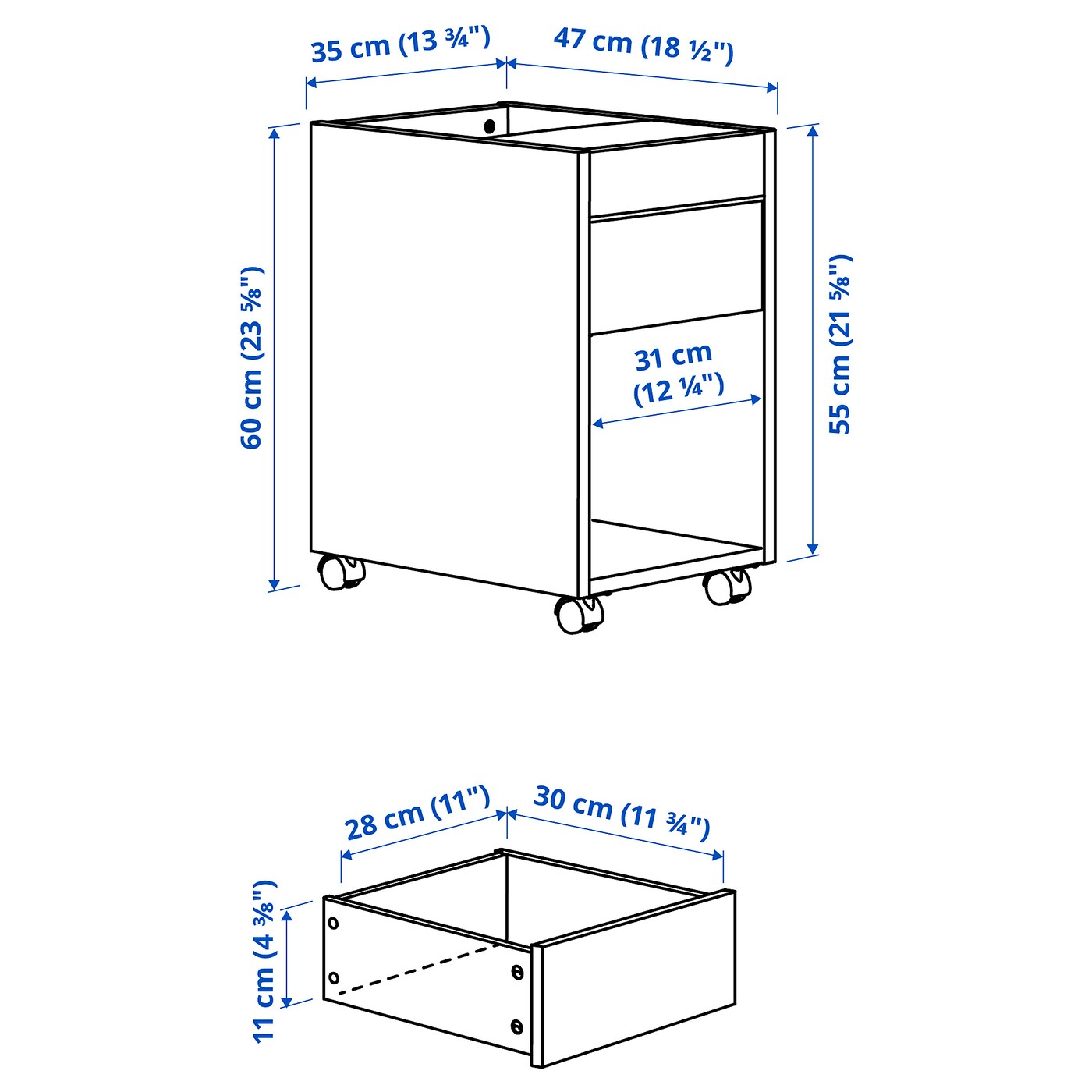 draw drawers ラウンドカットT sawyer-four-drawer-tallboy-