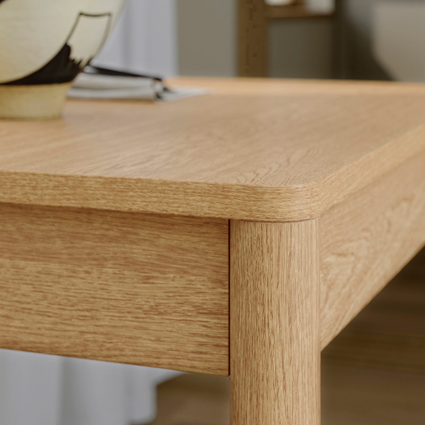 IKEA TONSTAD ローテーブル TONSTAD extendable table oak veneer - IKEA