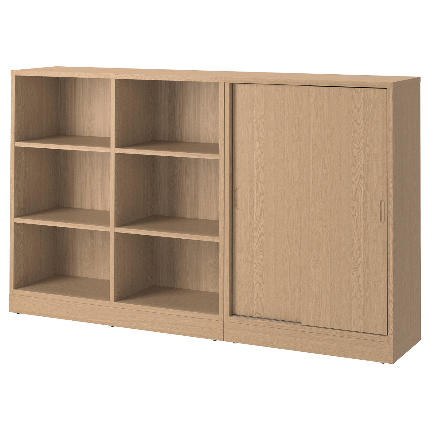TONSTAD storage combination oak veneer - IKEA