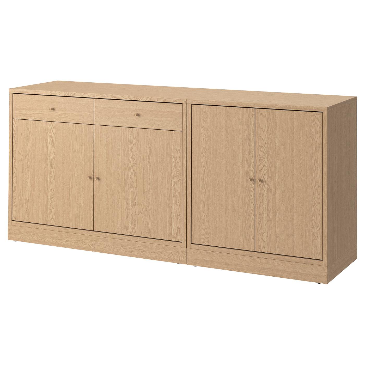 TONSTAD storage combination oak veneer - IKEA