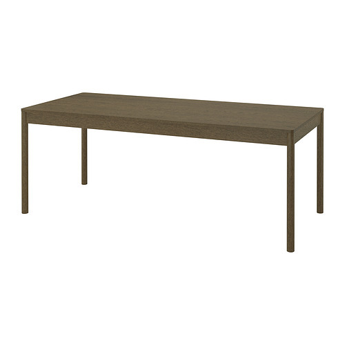 EKEDALEN extendable table dark brown - IKEA