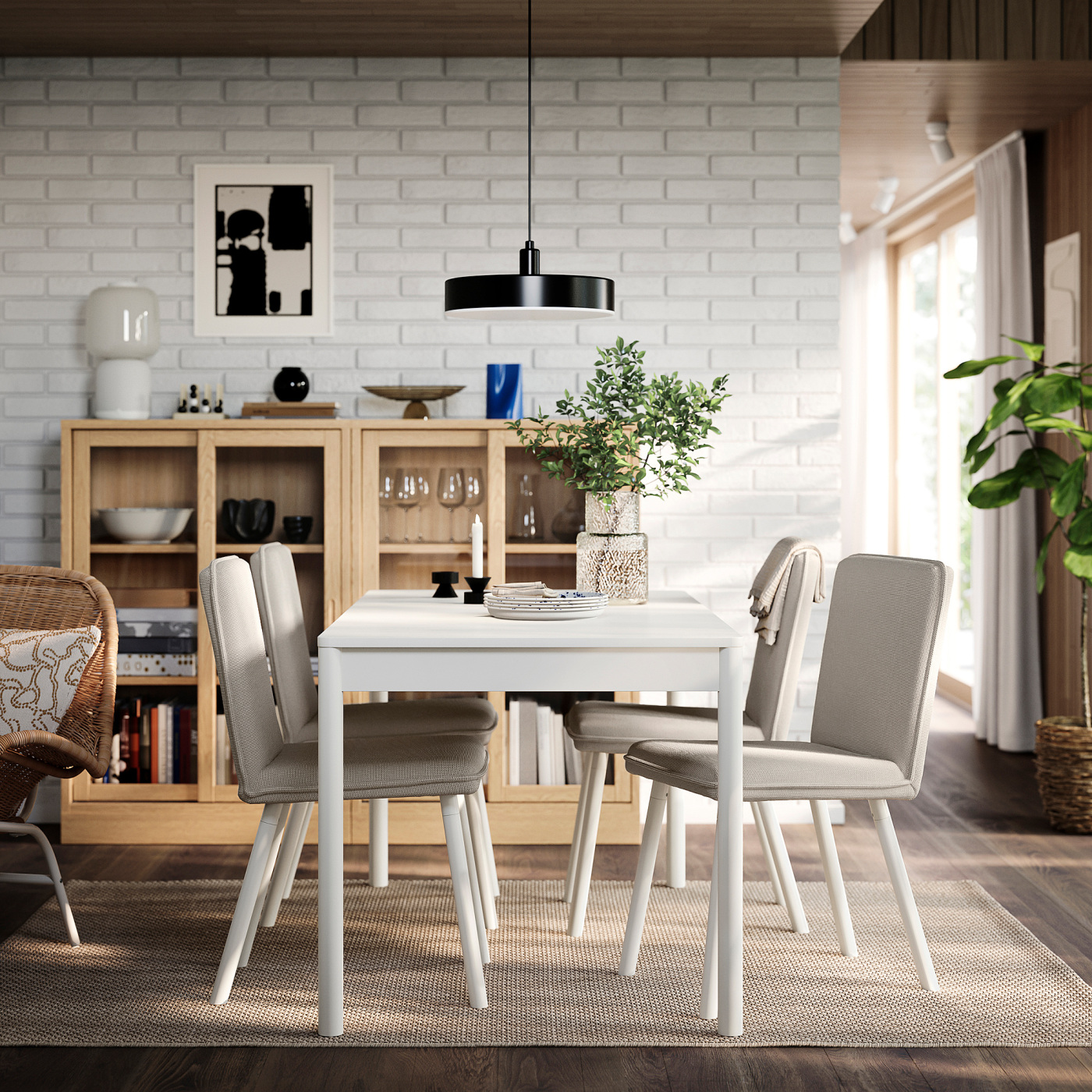 TONSTAD table off-white - IKEA