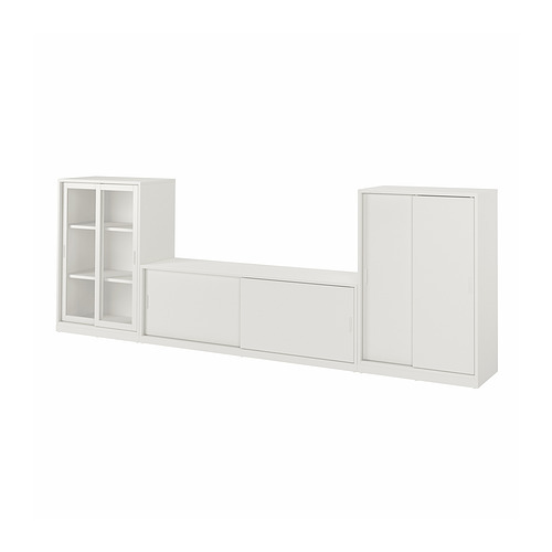 IDANÄS TV storage combination white - IKEA