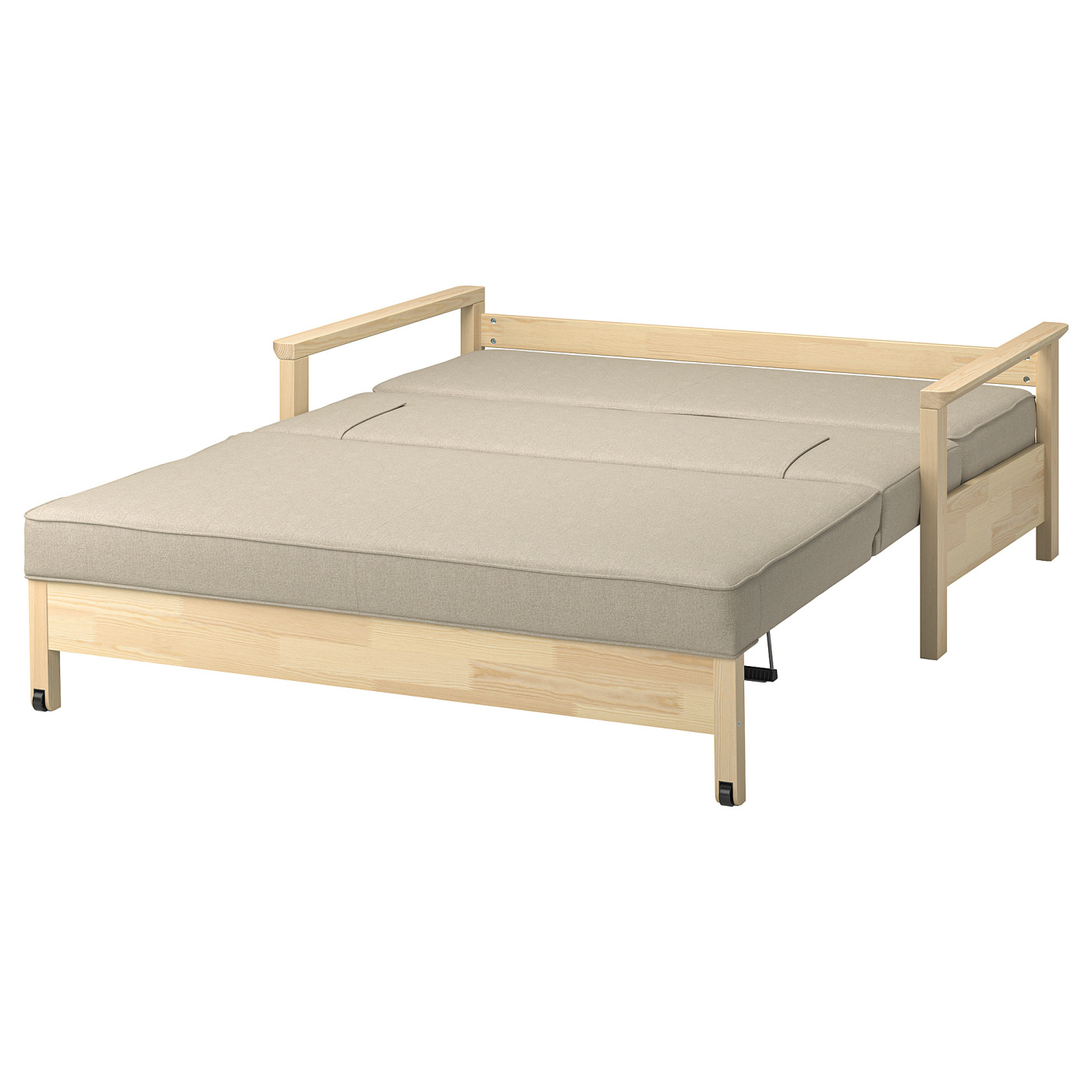 TORNSBORG 2-seat sofa-bed Naggen beige/pine - IKEA