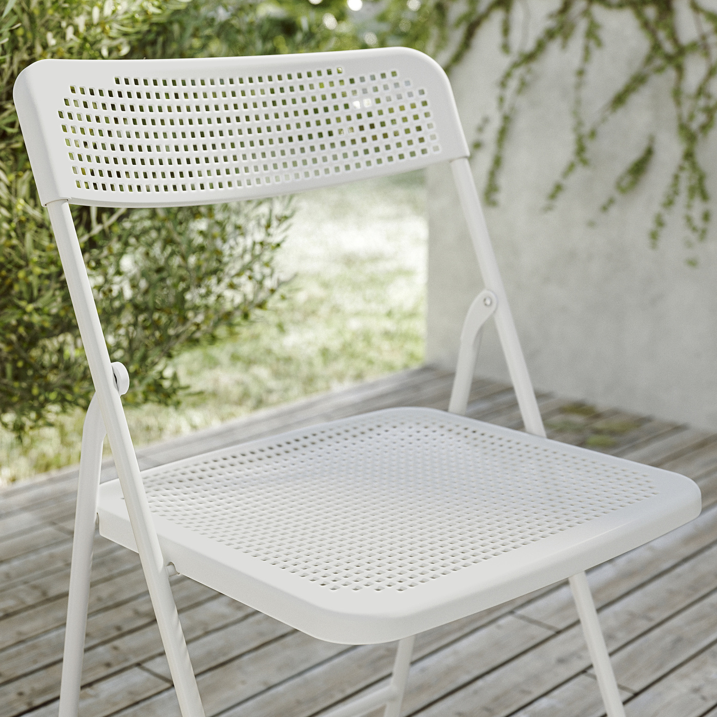 TORPARÖ chair, outdoor foldable/white - IKEA