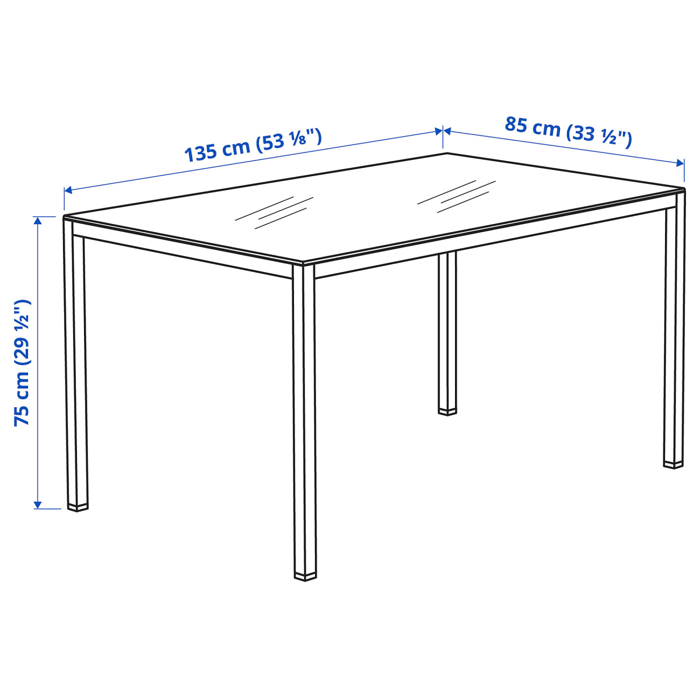 TORSBY トールスビー イケア 180 x 85 cm TORSBY table chrome-plated black/marble effect ceramic - IKEA
