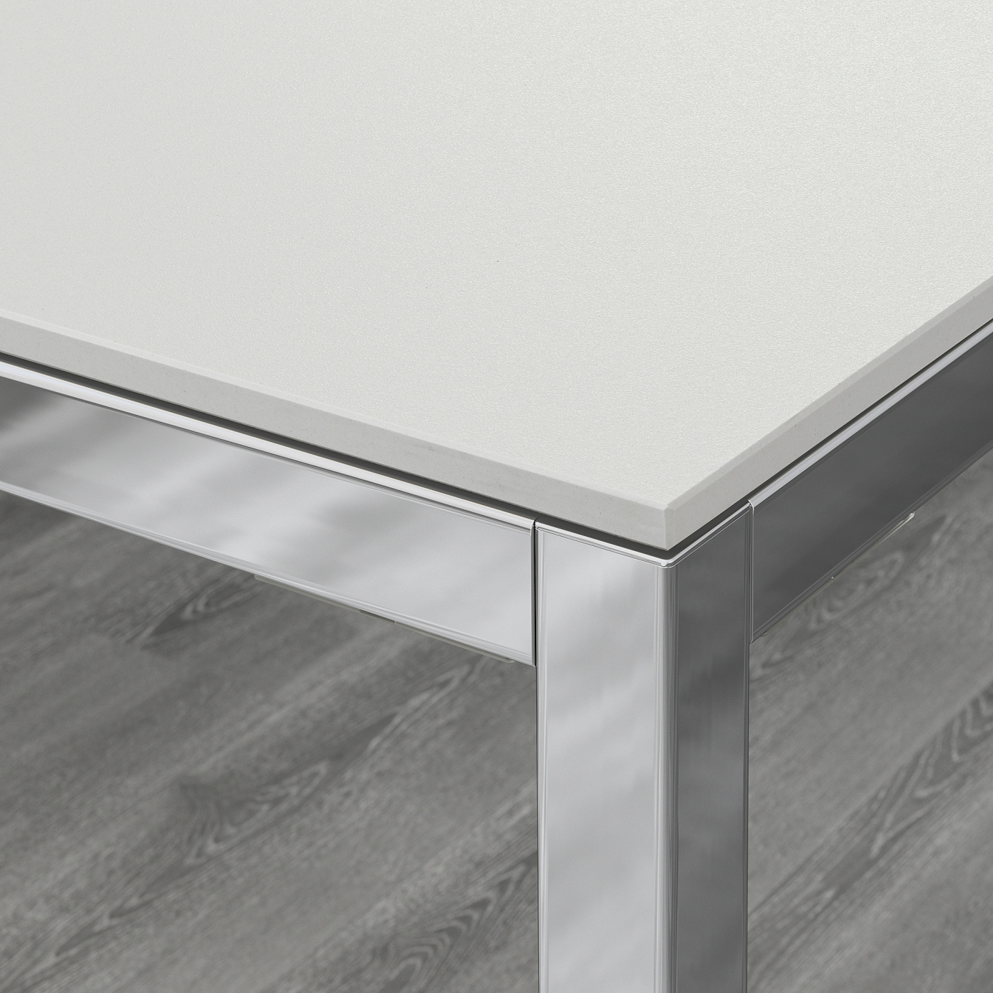 TORSBY table chrome-plated/white ceramic - IKEA