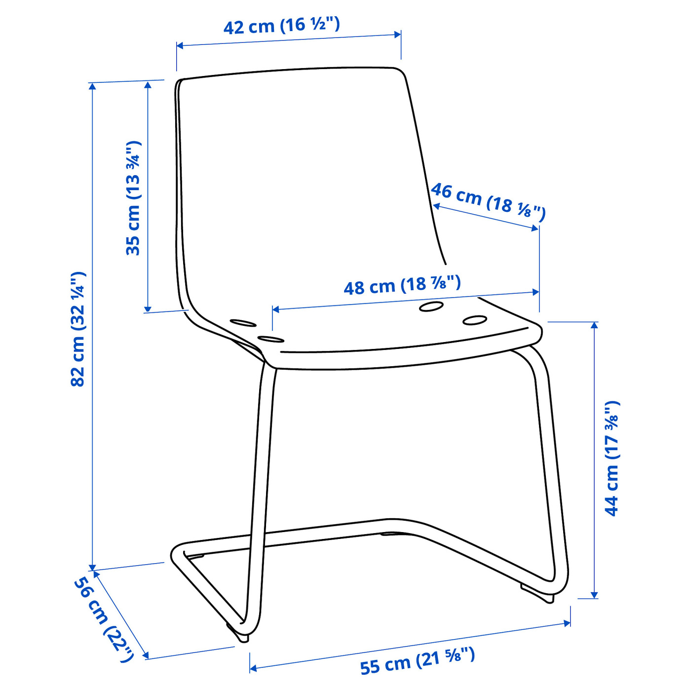 TORSBY / TOBIAS table and 4 chairs high-gloss/white chrome-plated