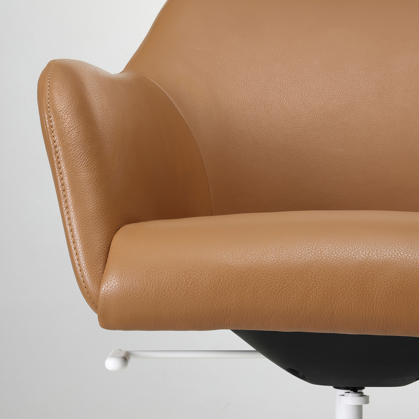 TOSSBERG / LÅNGFJÄLL conference chair Grann light brown/white - IKEA