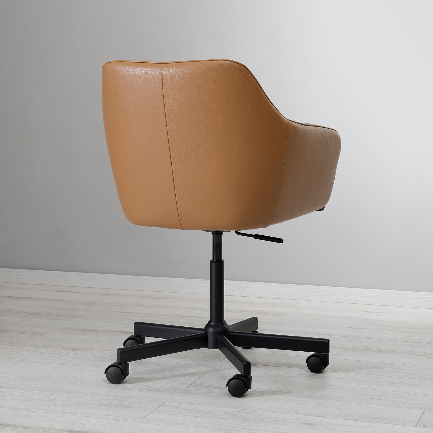 TOSSBERG / MALSKÄR swivel chair Grann light brown/black - IKEA