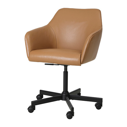 TOSSBERG / LÅNGFJÄLL conference chair Grann light brown/white - IKEA