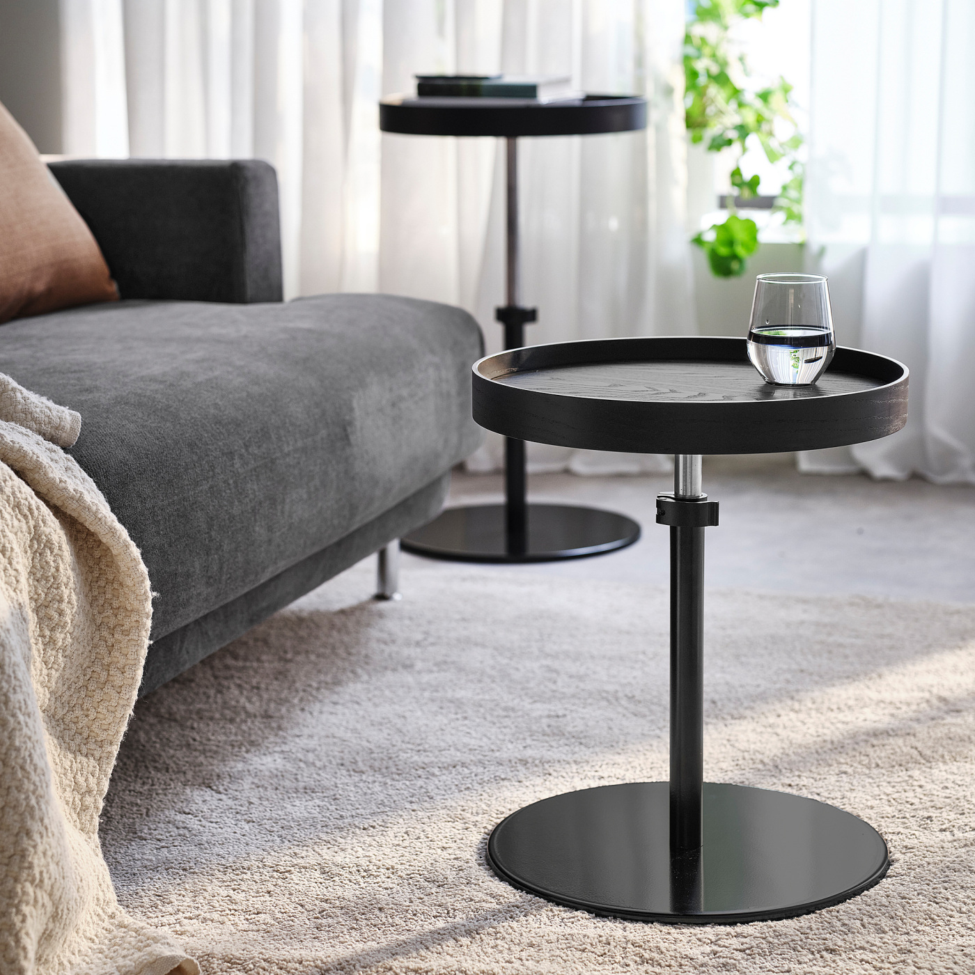 TRANERED side table black - IKEA