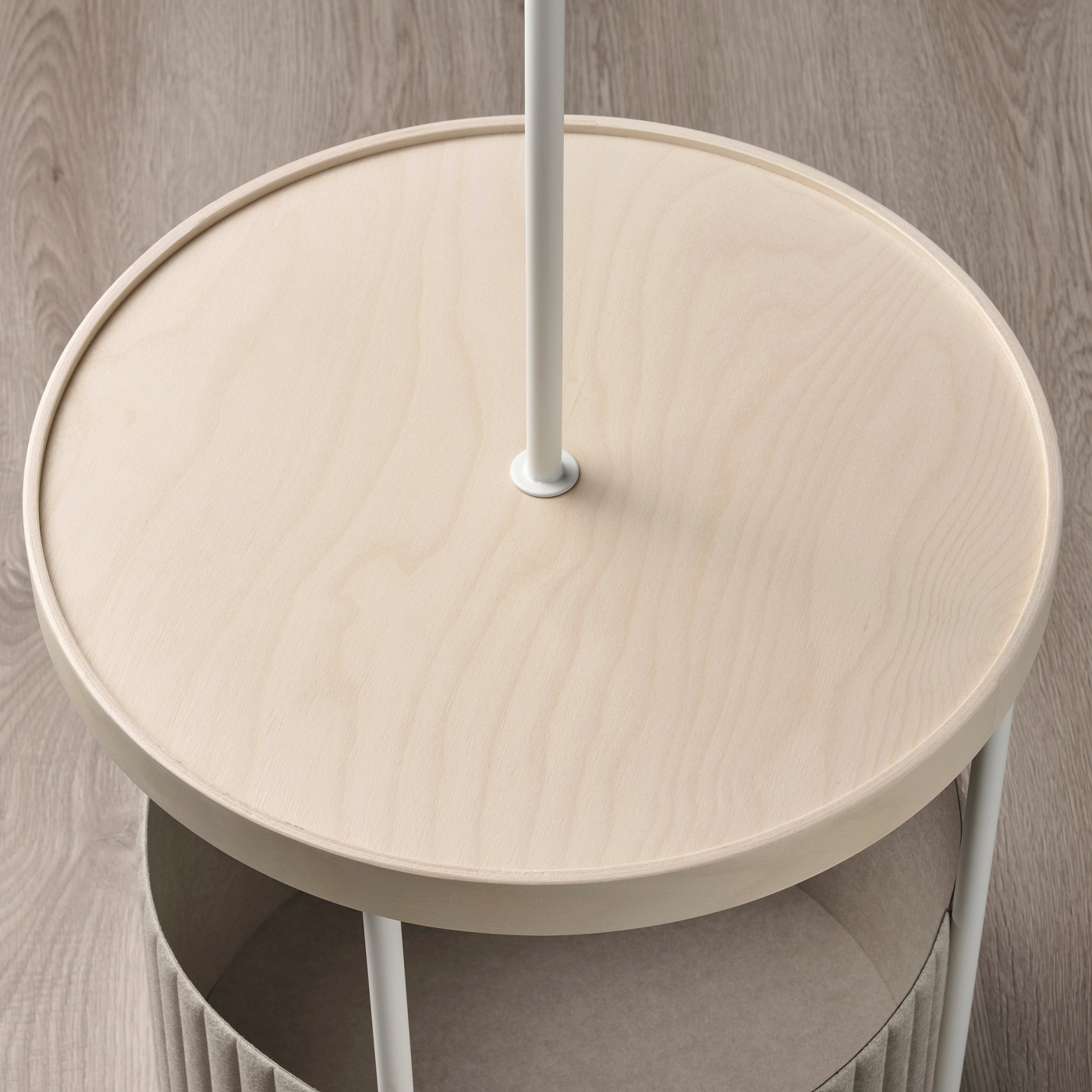 IKEA TRINDSNO トリンドスノー フロアランプ　美品！ TRINDSNÖ floor lamp white metal/birch veneer - IKEA
