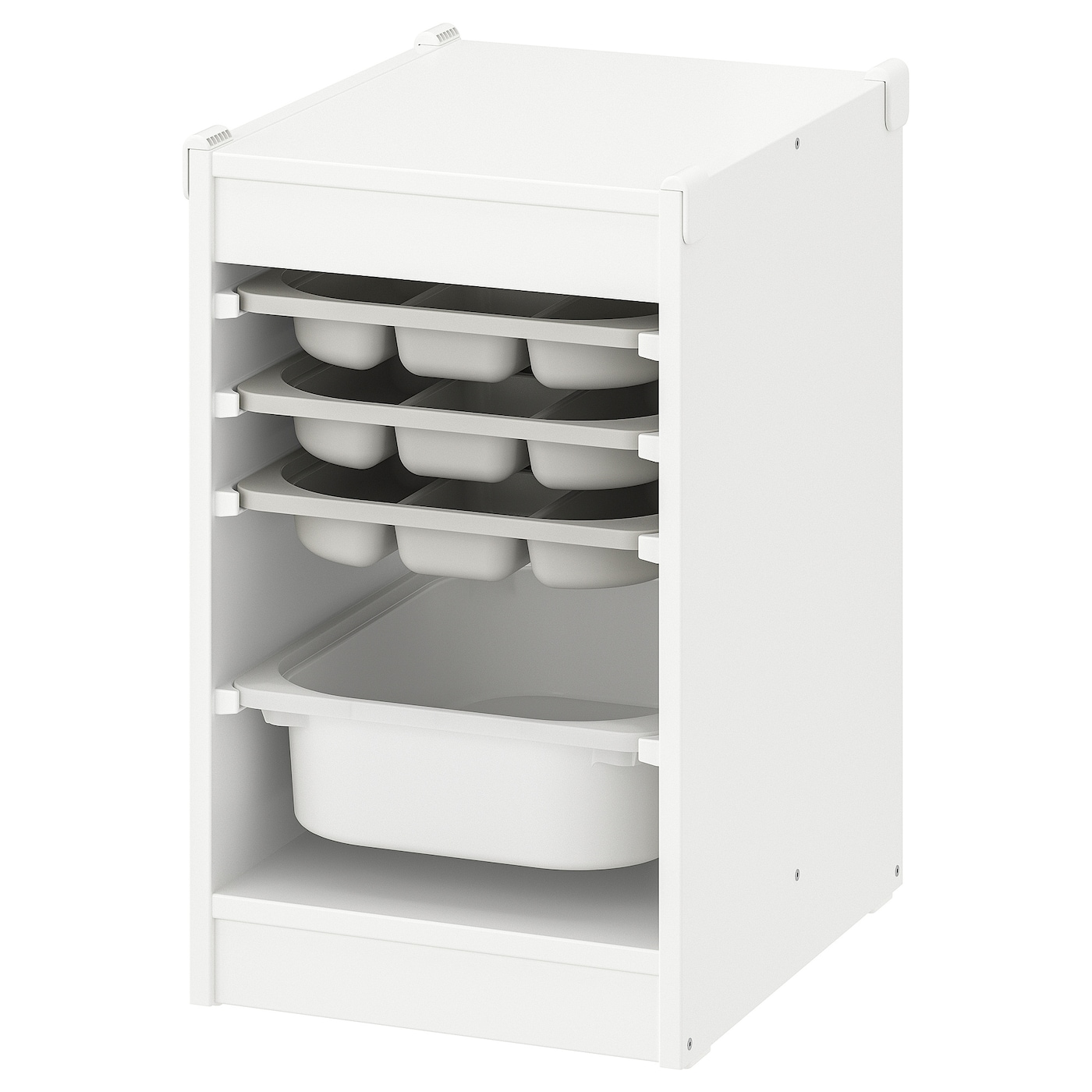 STUK box with compartments white - IKEA