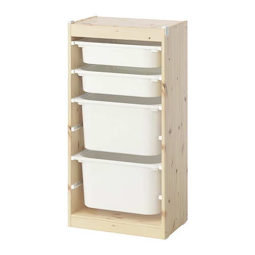TROFAST frame light white stained pine - IKEA