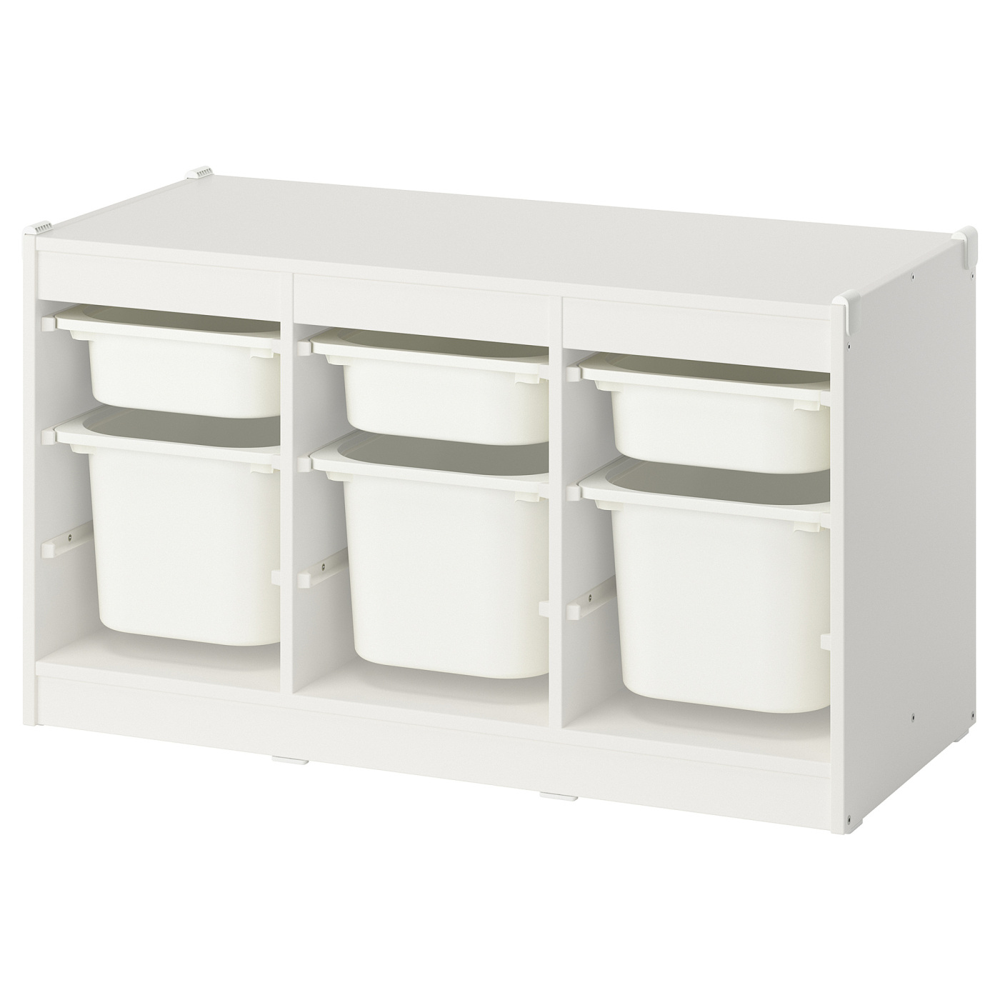 TROFAST storage combination with boxes white/white - IKEA