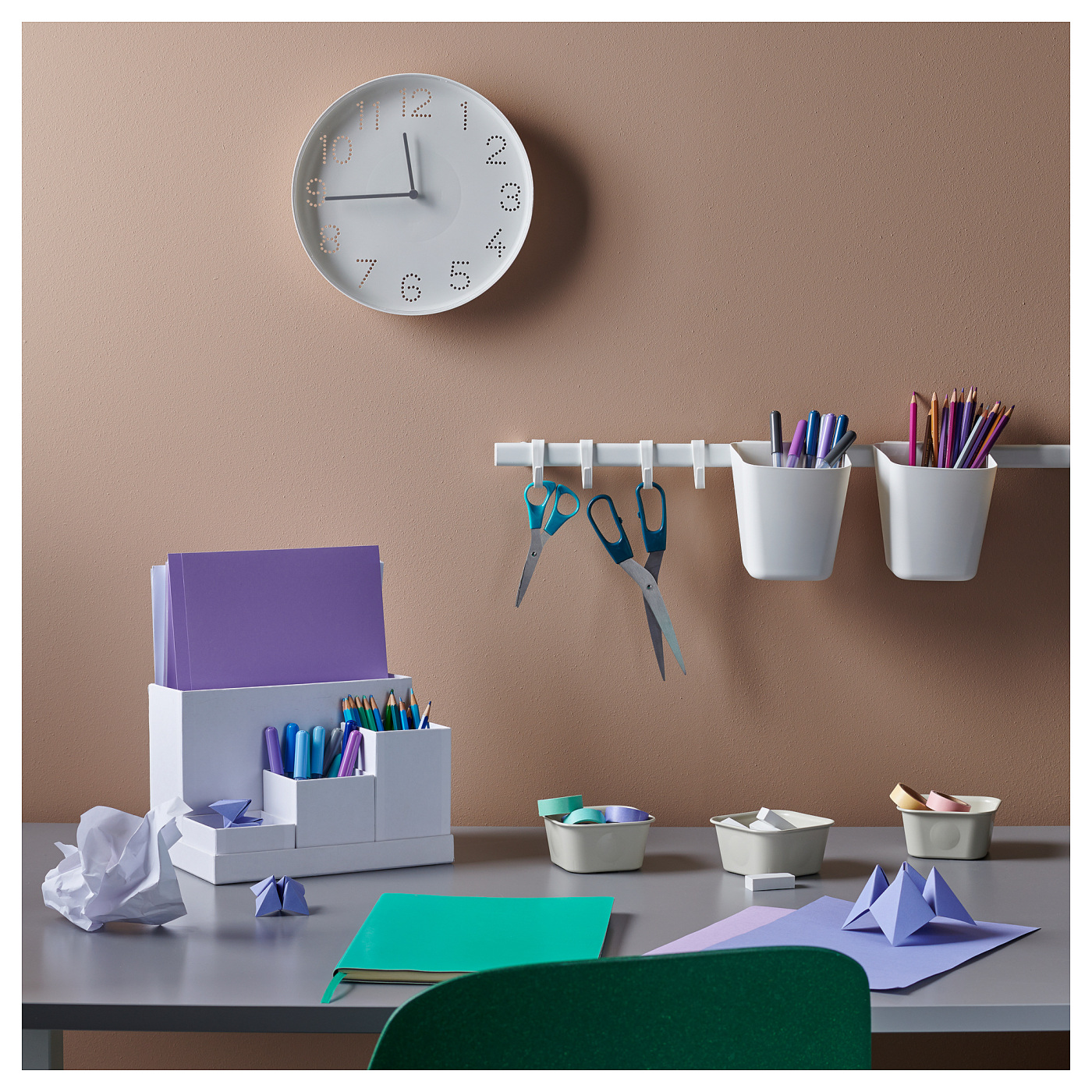 TROMMA wall clock white - IKEA