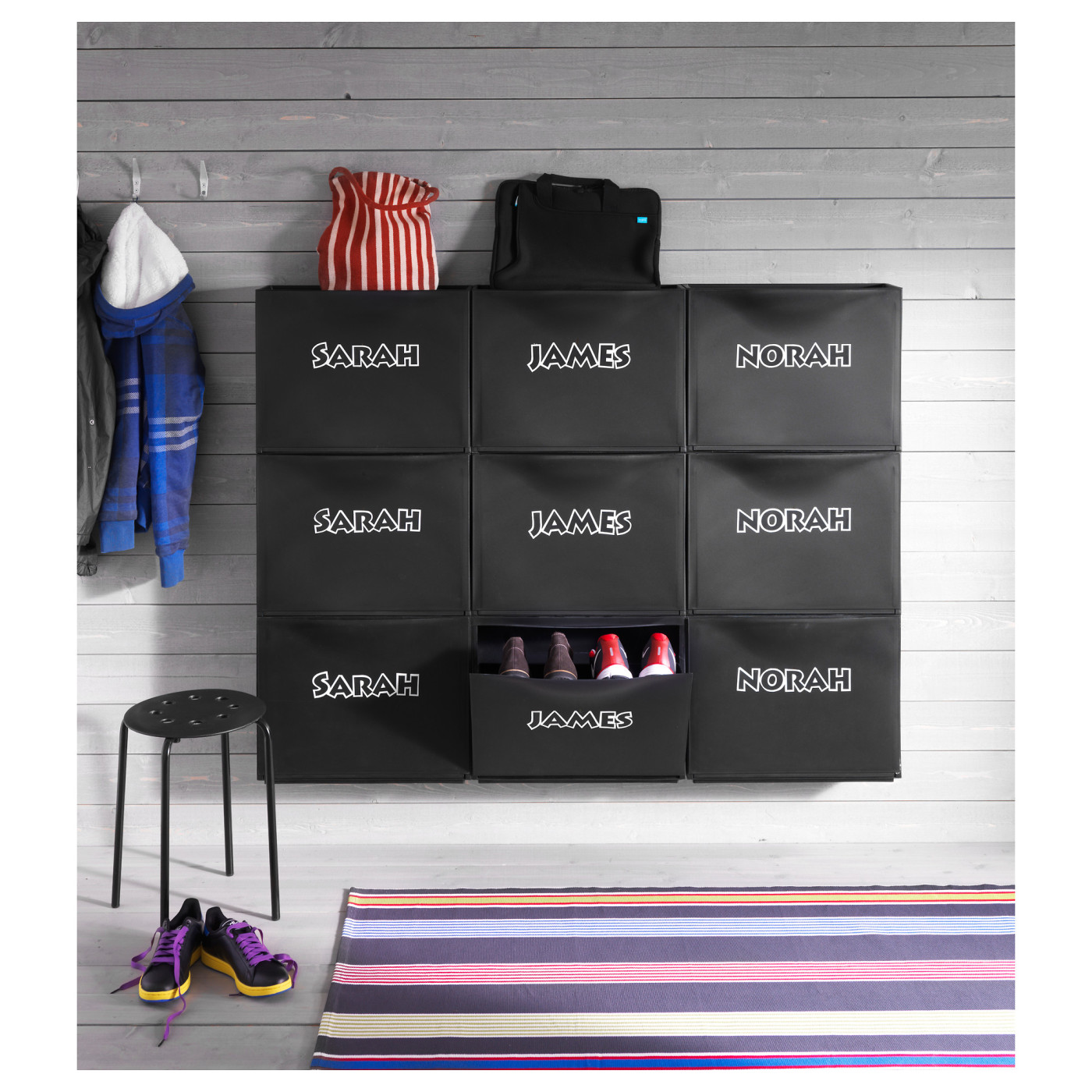 TRONES shoe cabinet/storage black - IKEA