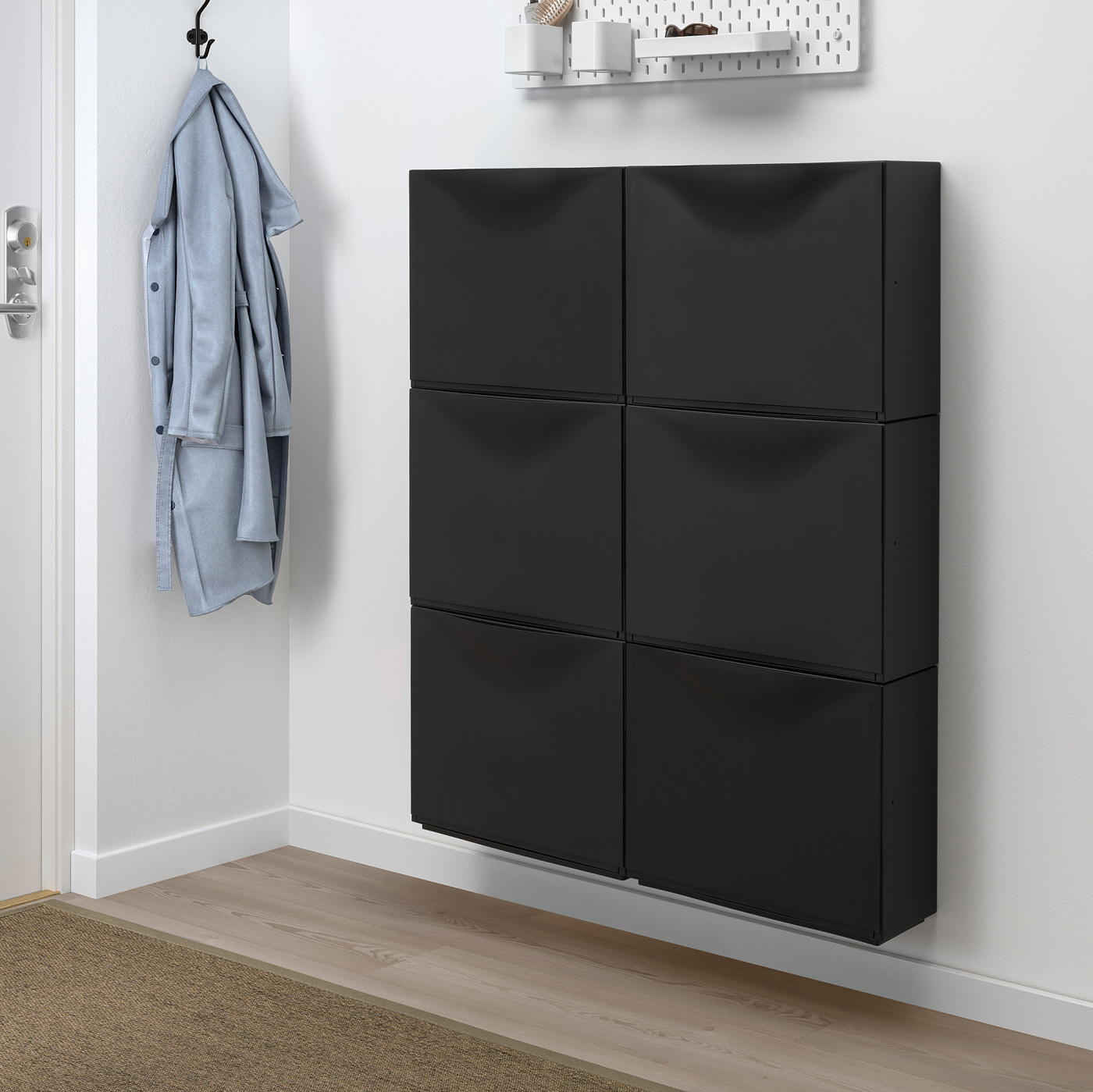 IKEA　TRONES TRONES shoe cabinet/storage black - IKEA