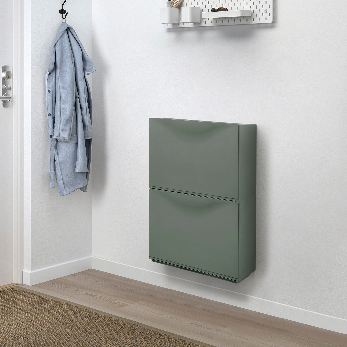 IKEA　TRONES TRONES Dulap pantofi/depozitare, negru, 52x39 cm - IKEA
