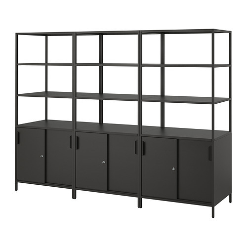 OBEGRÄNSAD shelving unit black - IKEA