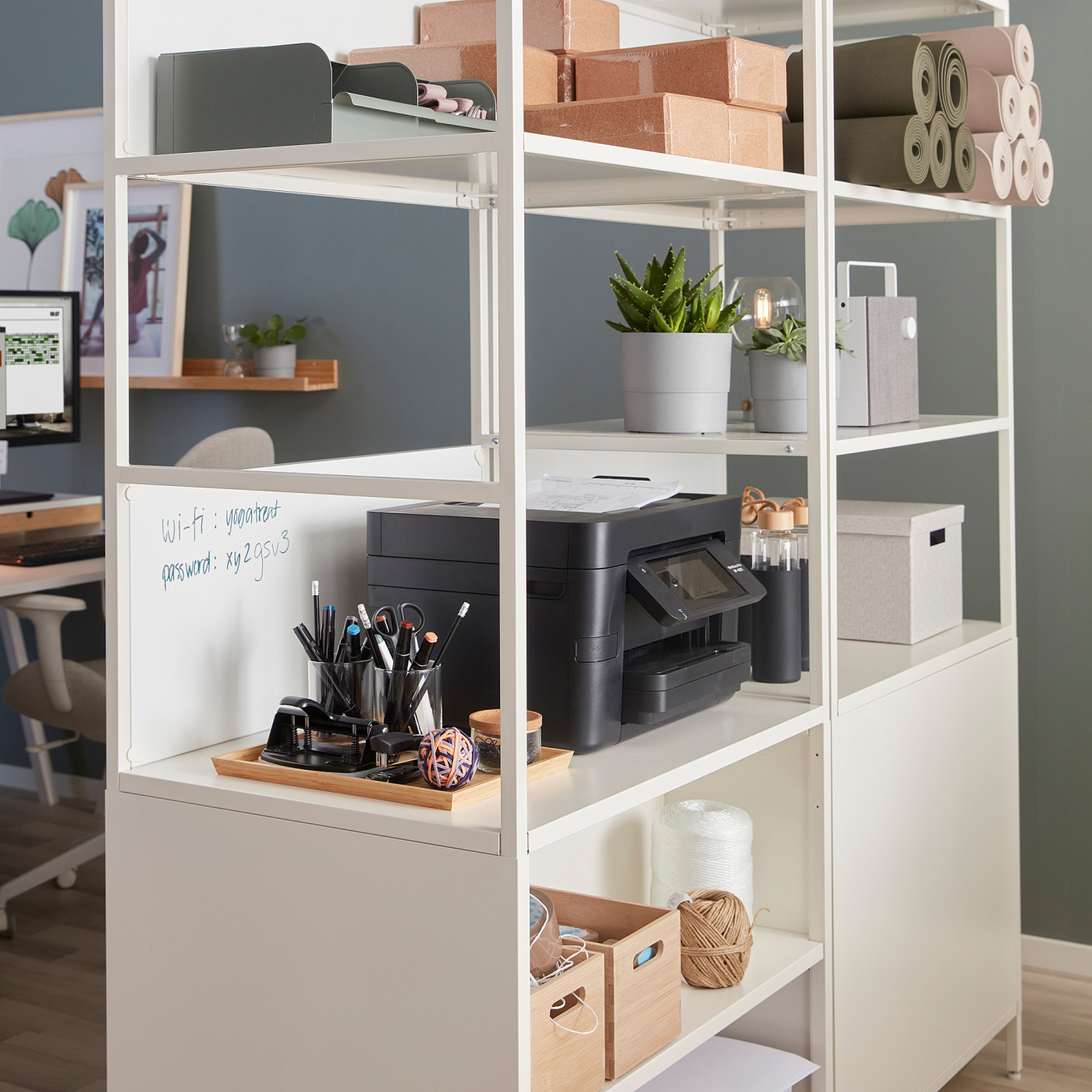 TROTTEN cabinet with sliding doors white - IKEA