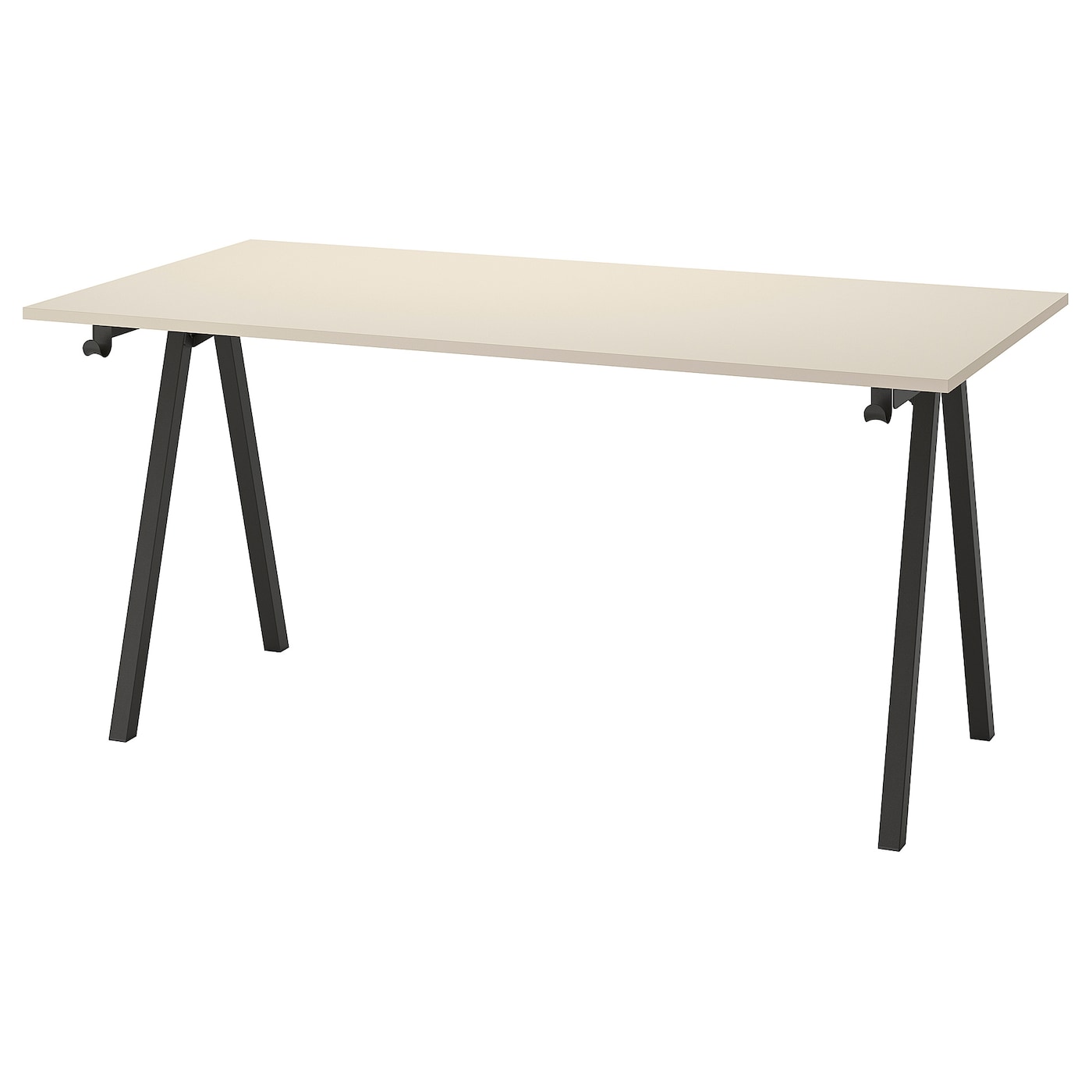 TROTTEN ベージュ　IKEA 120x60cm 1年使用 TROTTEN トロッテン デスク, ベージュ/ホワイト, 120x70 cm - IKEA