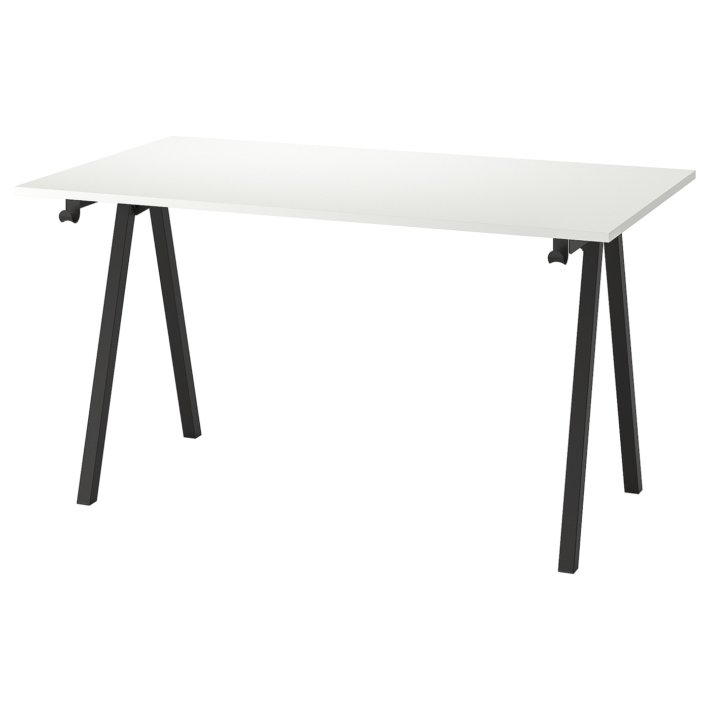 TROTTEN desk white/anthracite - IKEA