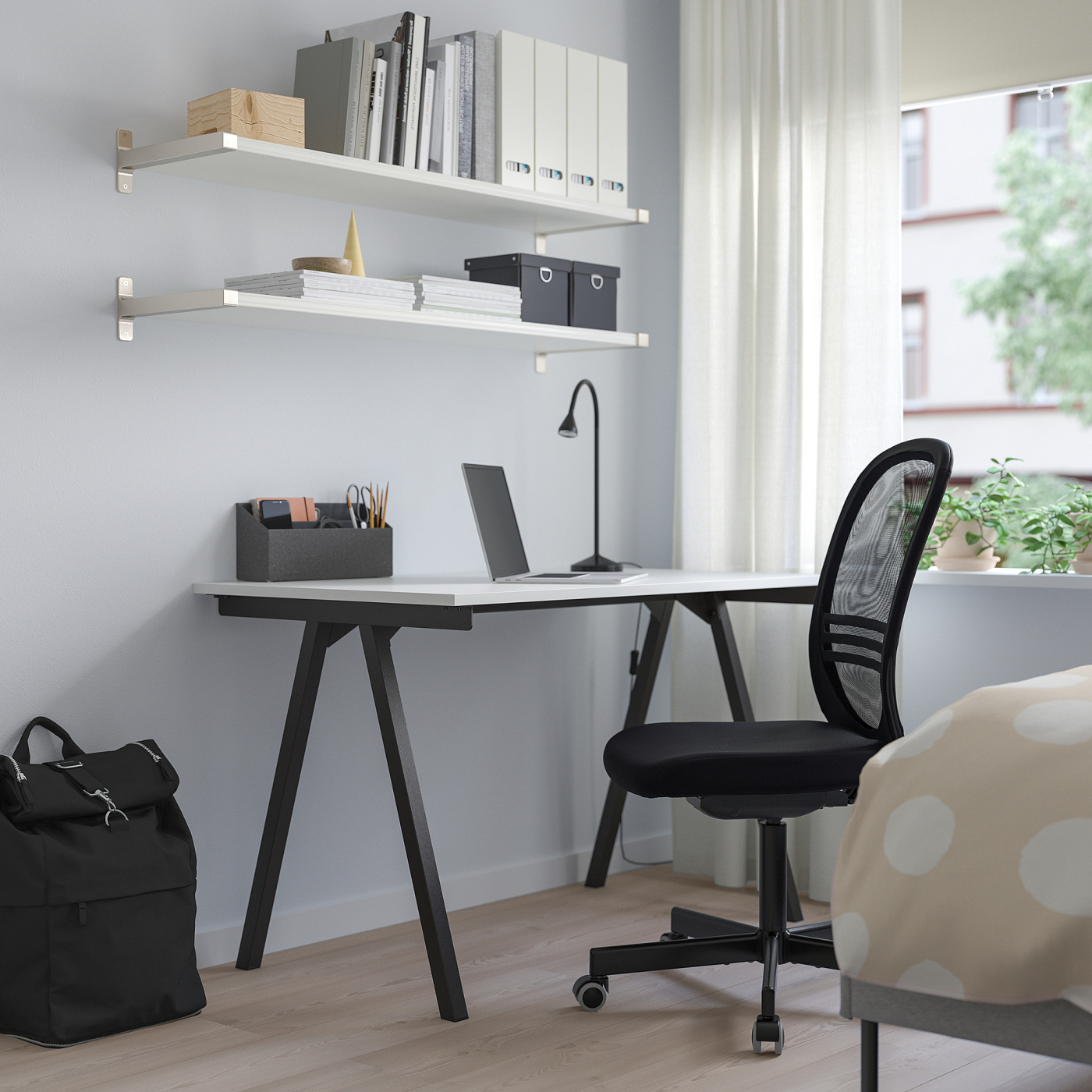 IKEA TROTTEN 160x80cm デスク ホワイト TROTTEN トロッテン デスク, ホワイト, 160x80 cm - IKEA